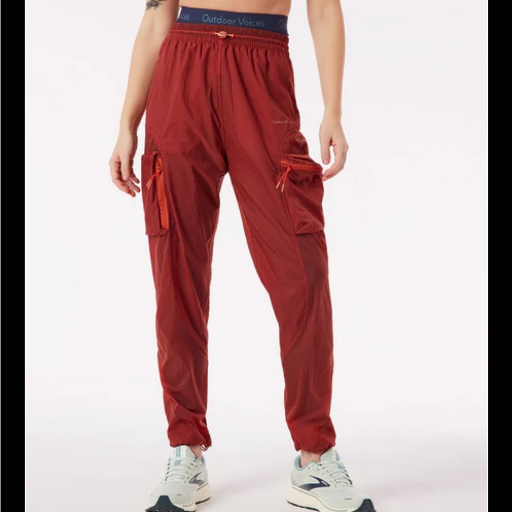 Outdoor Voices Windbreaker Pant in Desert Rose